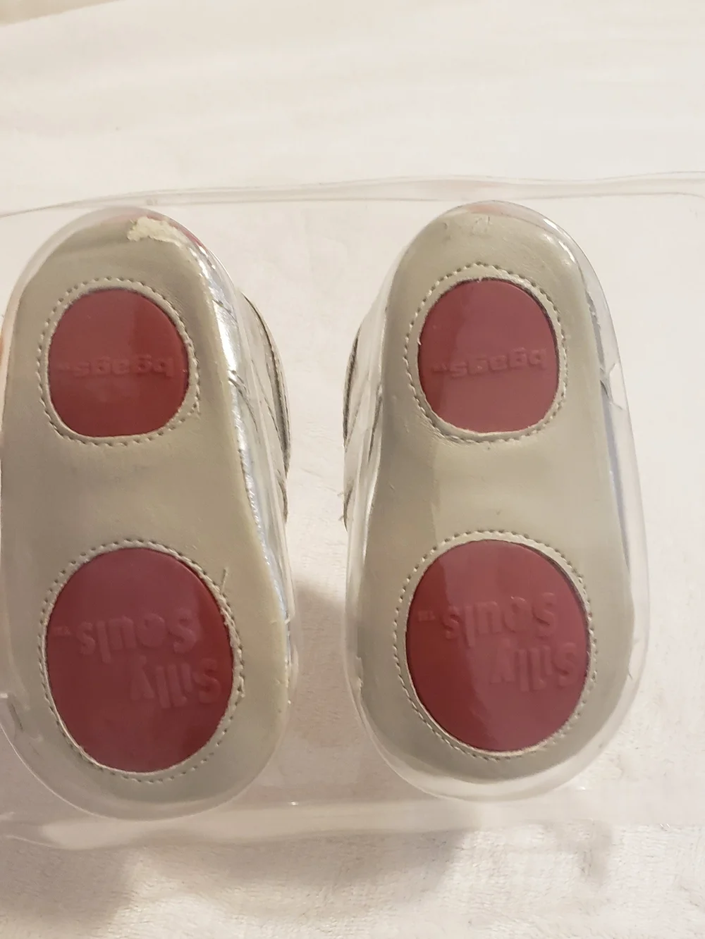 Baby Rock Star Silver Baby Shoes